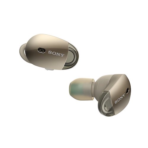 Sony Premium Noise Cancelling True Wireless Headphones - Gold (WF1000X/N)